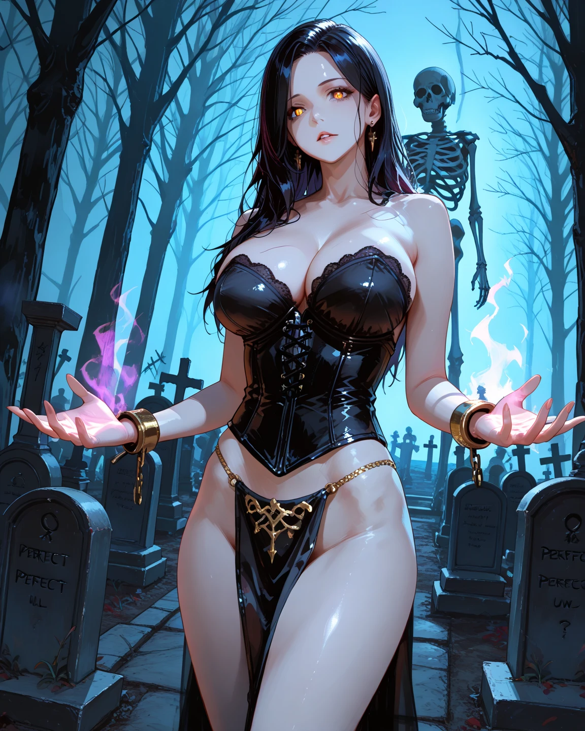Beautiful Alluring Necromancer Anya Taylor Joy, Bare Skin, Athletic Well Toned Body, Elegant Form, Pale Bare Skin, Inside A Dark Tomb, Barely Clothed, Bone Armor, Purple Vapors, skeletons groping her, skeletons caressing her, skeleton grabbing her breasts, skletons having with her, Beautiful Face, Ominous Gothic Theme, Fiverr Dnd Character, Octane Render, Digital Art, Extreme Detail, 4k, Ultra Hd, Polished, Beautiful, Hyperdetailed, Intricate, Elaborate, Meticulous, Photorealistic, Sharp Focus, Wlop, Character Design, Unreal Engine, 3d Rendered, Volumetric Lighting, Reflections, Glossy, Digital Illustration, Pose, Suggestive Pose, Lewd, Full Body Shot, naked, vissible nipples, puffy vagina, anatomically correct 💖❤💕💋