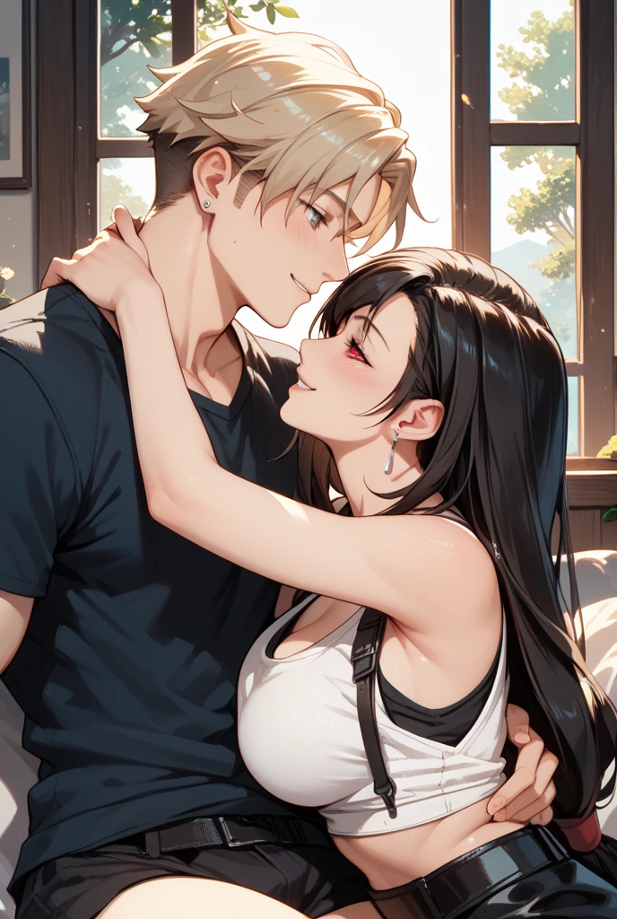 Hermosa milf , and a 22-year-old university male kissing