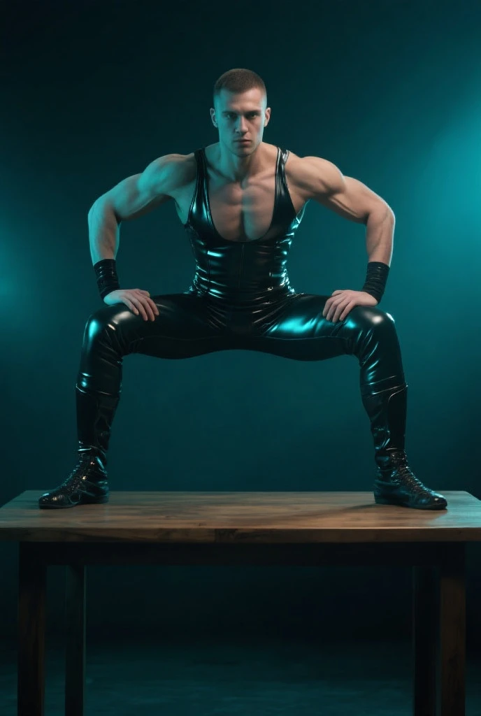 Hombre guapo bailando