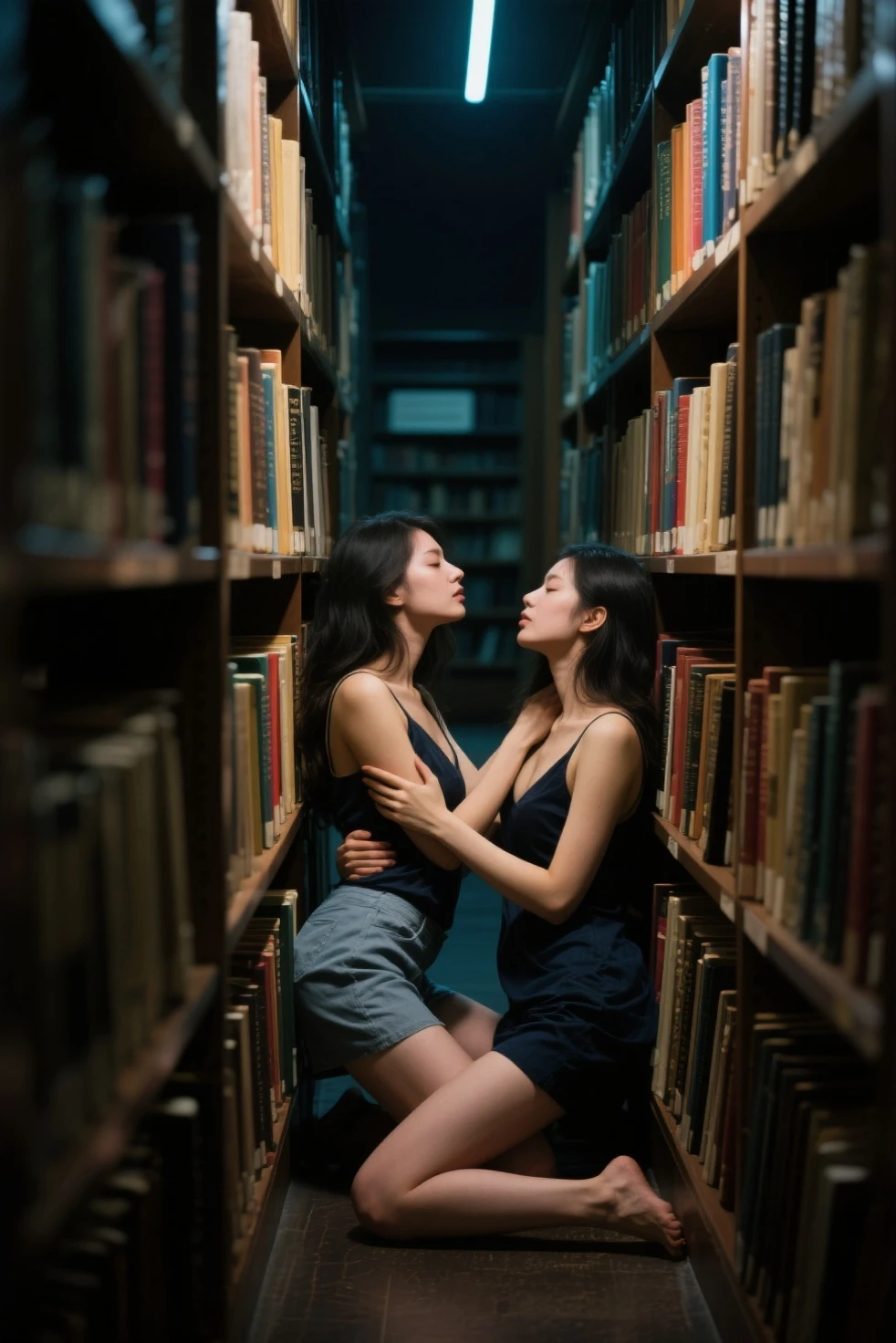 studying woman