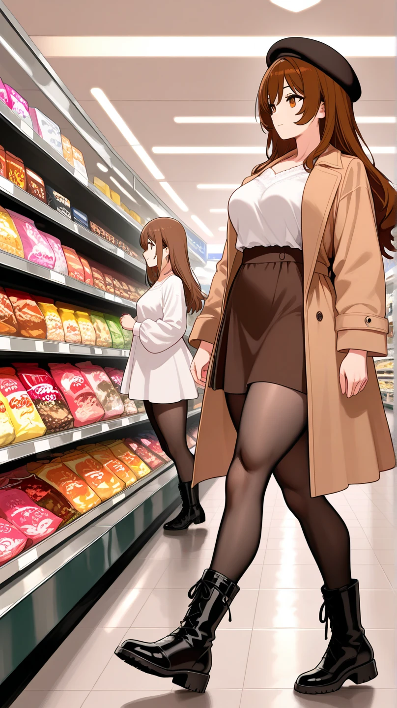 Beauty mother-in-law Height difference shopping Supermarket Black Hair Straight long hair hairpin White knitted sweater ((Mother and kiddaughter have beautiful breasts)), micromini skirt squat, broken home, gang, (masterpiece), best quality, expressive eyes, perfect face, ((a teary beautiful kid girl being spanked)), many lewd kids, unclad, skirt lifted, (red bottom), pinned down, puffy nips, damsel in distress, ((cute body)), (leg spread open),ryona, short, slap mark, dripping, spurting