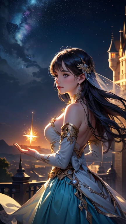 White Dress、Beautiful dress sleeves