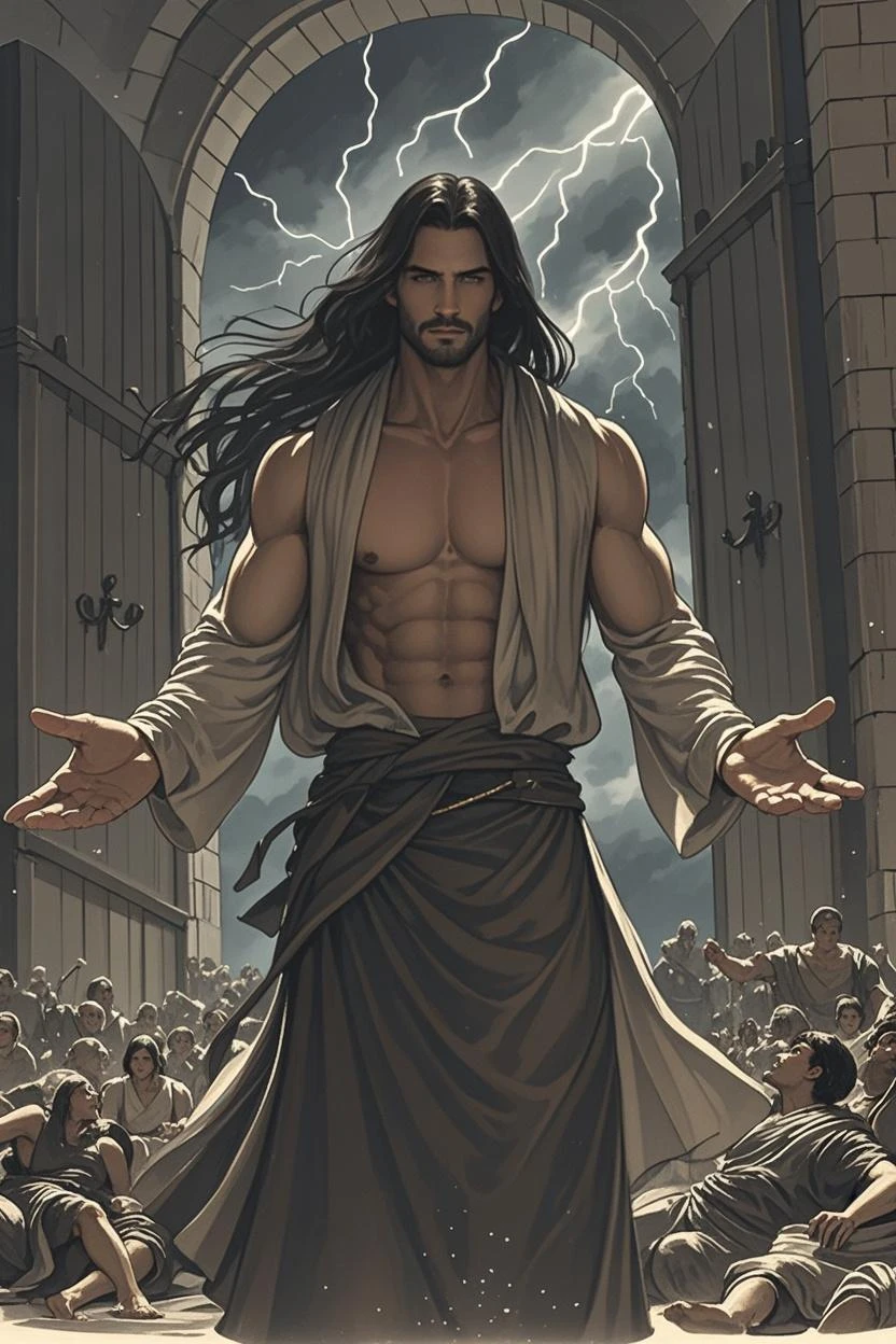 um homem negro Moreno ReiJesus Cristo, behind a cross in the background at the bottom of the image appears a cross,    Phoenix Jesus, Moreno, de cabelo afro cabelo caindo para frente,A realistic 4K phoenix with orange feathers, with a serious expression and looking forward, corpo inteiro.Jesus, tiro de corpo inteiro, Olhos firmes, olhando para frente, Lightning in the sky, arms extended, olhando para frente, parado no topo de uma montanha, manto e capa vermelhos, Shining cross in the airA realistic 4K phoenix with orange feathers, with a serious expression and looking forward, corpo inteiro. Rasta type but braided,tiro de corpo inteiro, Olhos firmes, olhando para frente, Lightning in the sky, arms extended, olhando para frente, parado no topo de uma montanha, manto e capa vermelhos, cruz brilhante no a  , Perfect Summoning Body,   barefoot, Levitando, Hooded robes and arms raised on a broken earth;, luz de lava brilhante de baixo do campo de asteroides (rochas irregulares, pedregulhos e detritos disparando para o com , 4K realista com penas laranjas, Cosmic Blue. with a serious expression and looking forward, corpo inteiro. uma co com seios lindos corpo perfeito,  is beautiful a destination with ,vario expression