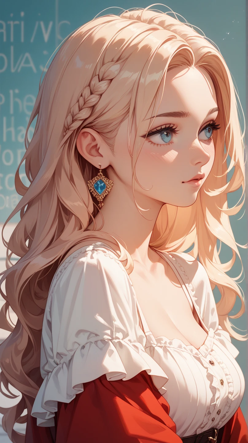 detailed eyes, blonde lashes