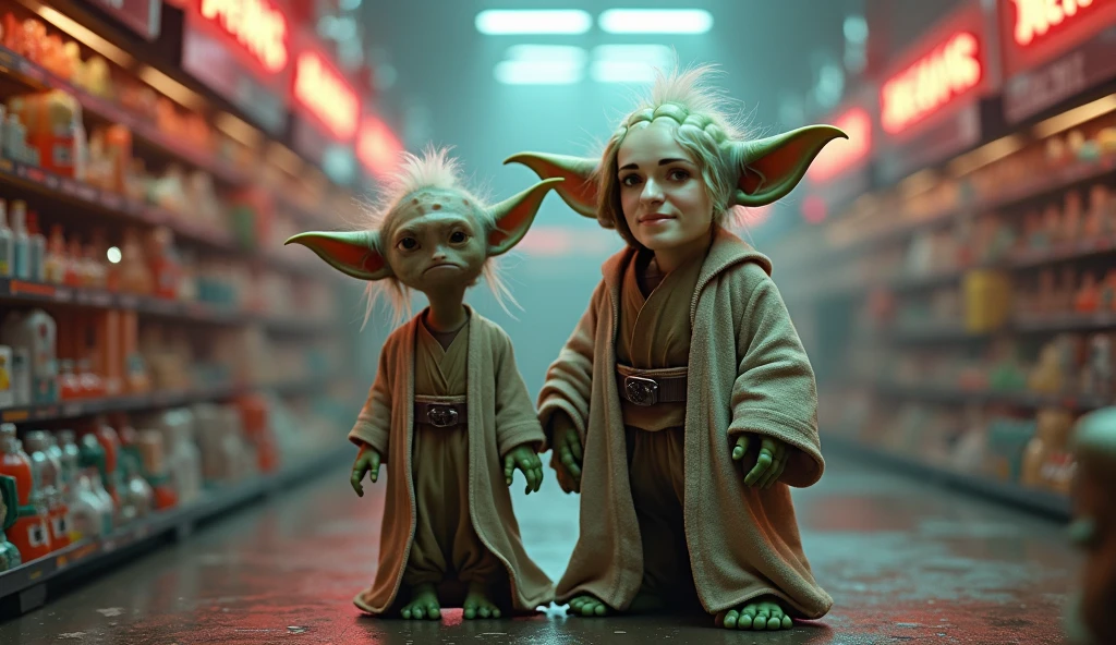 baby Groot and baby Yoda, looking towards the horizon, from the cabin of a spaceship, towards the cosmos made up of violet nebulae and galaxy colors, very detailed image, sharp focus, studio photography, xf iq 4, 1 5 0 0 0 0 0 0 0 0 mp, 5 0 mm, iso 2 0 0 0 0, 1/ 1 6 0 0 0 s, realistic, natural light, octane rendering, adobe lightroom, photorealistic, thirds resolution, symmetric balance, layers depth, polarizing filter, . ..., hd, color optics, ..., hd, opaque color, masterpiece, ..., masterpiece, ..., hd, opaque color, masterpiece