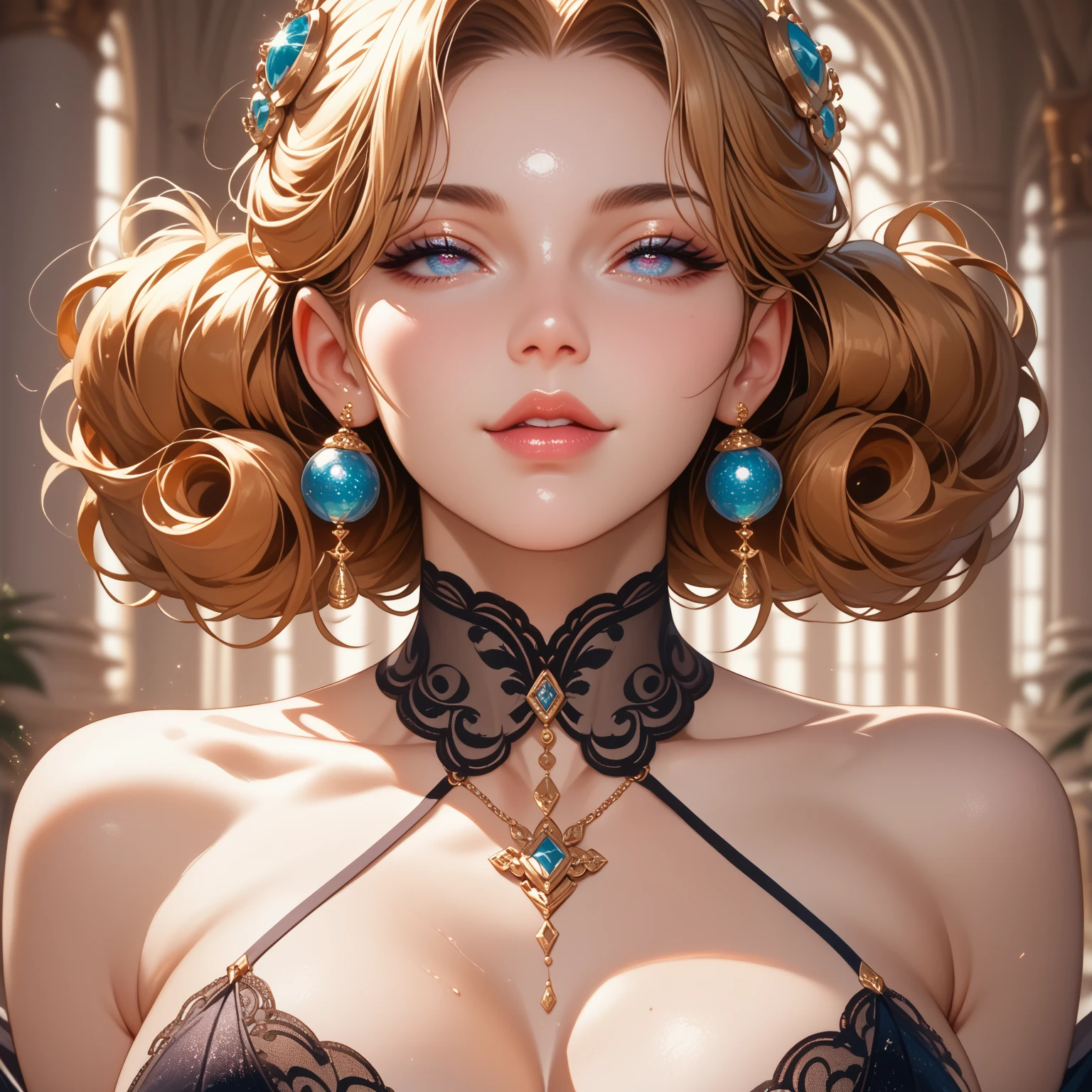 (Sharpness:1.2), photo, jolie jeune femme, (beau visage:1.1), detailed eyes, pouty lips, (maquillage oeil de chat:0.85), (grands yeux:1.0), (corps tonique:1.2), (curly hair:1.2), (Curvy Body :1.2), Resistant (Casser:1.2) sur un (rue:1.2). (moody lighting:1.2), profondeur de champ, Bokeh, 4k, hdr. par (James C.. Christensen:1.2|Jeremy Lipking:1.1) sous vetement.