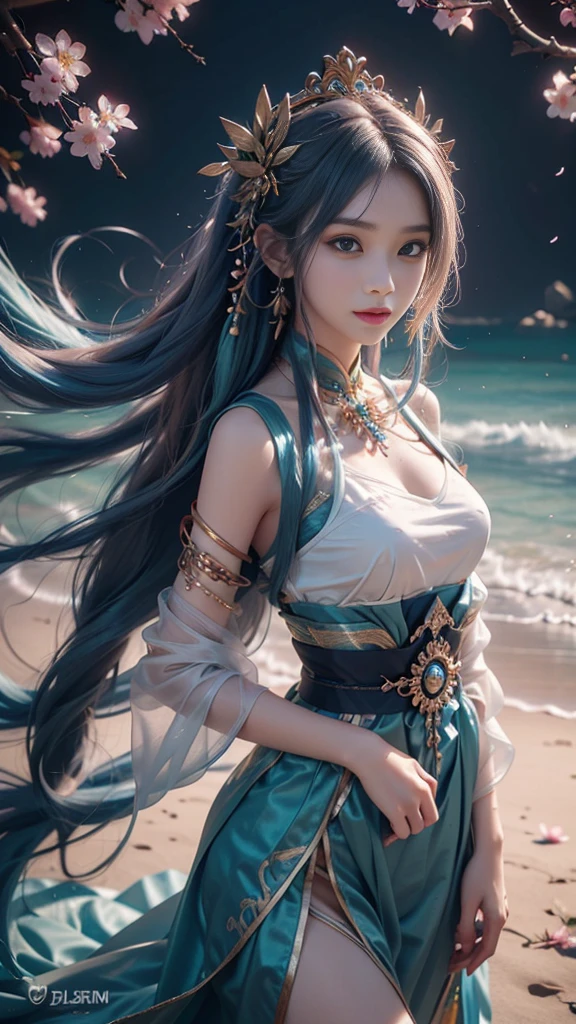 ((((masterpiece))), ((best quality))), ((super detailed)), (illustration), (dynamic angle), ((floating)), (paint), ((loose hair)), (solo), (1girl), (detailed anima face))), ((beautiful detailed face)), ((colored hair)), ((striped hair)), (gradient eyes), (((colored eyes))), (white cloud background))), (((High saturation))), ((Surrounded by colorful splashes))), Ultra detailed, beautiful and aesthetic, masterpiece, best quality, most beautiful forms chaotic, elegant, Fauvist design, bright colors, Romanticism, Michal Mraz, Adrian Gaini, Petra Cortwright, atmospheric, ecstatic notes, flow notes visible, ((solo)), ((looking_at_viewer)), CG society, plasticien((black long hair)), ((beautiful woman)), (Smile), sexy lingerie, lingerie, no underwear, mermaid