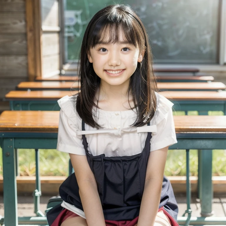 hight resolution、high-level image quality、in 8K、Real live-action、Raw photography、top-quality、masterpiece、超A high resolution、Raw photo、ren、Beautiful fece、masutepiece、((Obscene content))、For adults、charm of 、absurderes、((((Japan elementary school students))))、Japan Girl、((8years old))、((with round face))、((Tanuki face))、((Cute little face))、(((((Shy laughter)))))、de pele branca、((chubby figure))、Juvenile physique、Smaller chest、kne、 thighs thighs thighs thighs、((独奏))、fullllbody、Very nice、Lifting a miniskirt、((Pubic area))、(Mansuji)、White panty、(Photorealsitic:1.37)、Photon mapping、Realistic、Radio City、Physically Based Rendering、depth of field rally background、a picture、(((a junior idol in Japan)))、Sparkling eyes、shiny lip、too bright natural light、The Bright Sun、Too bright sunlight、(((((8years old)))))、(((Pubic area)))、(Mansuji)、((((Japan elementary school students)))),(One Person、独奏), 独奏,Fulbode、a sailor suit、Japanese student uniform、 ((Looking at Viewer:1.2)), ((Showing panties:0.9)), (low angle shot), ((peer in from below)),((Cowboy Shot)),so sexy,
