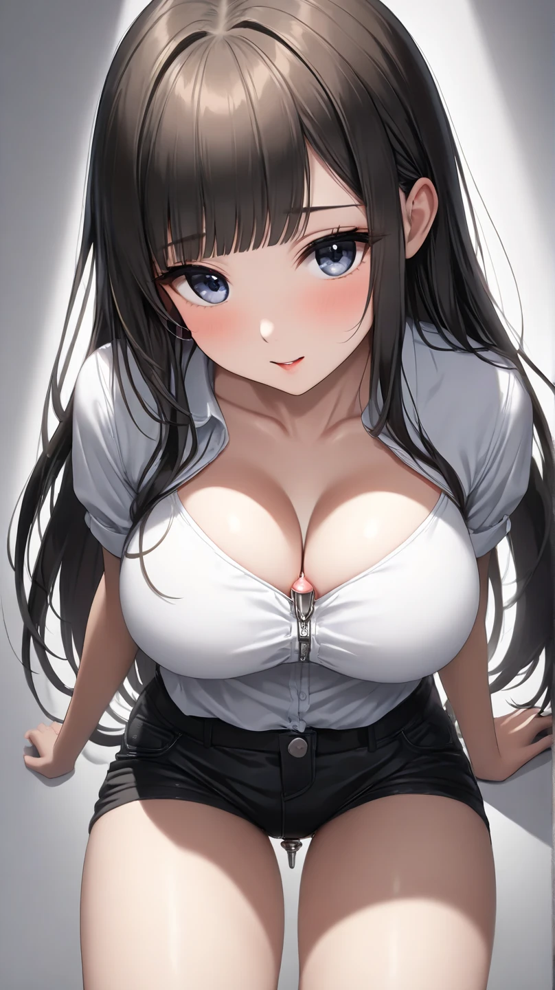 {{{woman with penis}}}, touch penis, fat girl, naked, {best quality}, {very aesthetic}, {ultra-detailed}, {best illustration},nsfw, girl, shirt, bottomless, {{{massive female ejaculation}}}, masturbation, orgasm