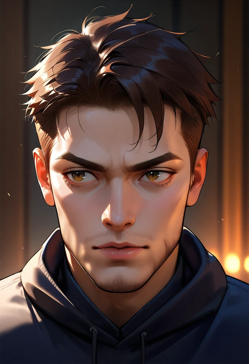 Cartoon effect, Male ultra realistic, High details