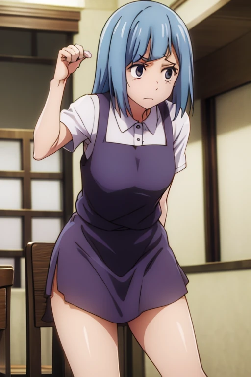 girl, solo, full body, from head to toe, standing, (Huge_Breasts:1.3), short skirt,
Character Design Sheet, character reference sheet, character turn around,
,Kasumi, blue hair, long hair, blue eyes, blunt bangs,
,Girl in school uniform,skirt, shirt, ribbon, school uniform, white shirt, short sleeves, pleated skirt, shoes, socks, blue skirt, white socks, collared shirt, red ribbon,mini skirt, short skirt,