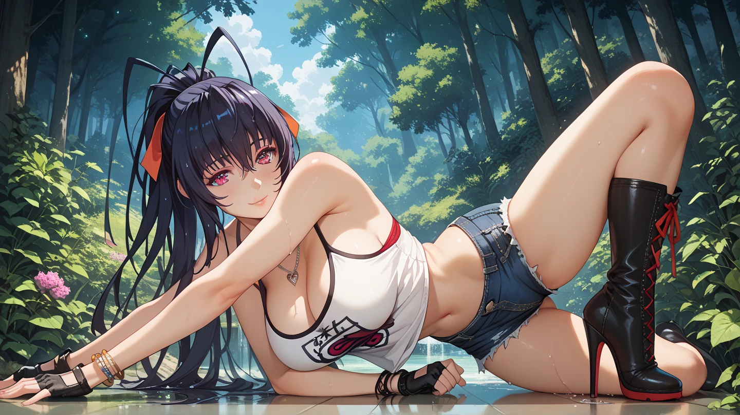 nsfw,((after rape:1.3)),((perfect anatomy,realistic:1.3,RAW Photography:1.3,masterpiece、highest quality、Ultra - High resolution、High resolution、Highly detailed CG、8K)),cowboy shot,1 female,solo、high school girl、18 year old beautiful girl,Japanese,((beautiful detailed face and eyes:1.3,big gorgeous eyes:1.5,gray eyes,sad,crying,drooling)),black hair,long bob hair,(center parted hair,forehead),(medium breasts,slender body:1.3,small head:1.4,skinny),((oily skin)),(gleaming skin,shiny skin,sweat:1.5),(Hip Hop Dance　fashion),((bukkake:1.6)),spread legs:1.5,on street,Neon lights、at night、Tokyo、