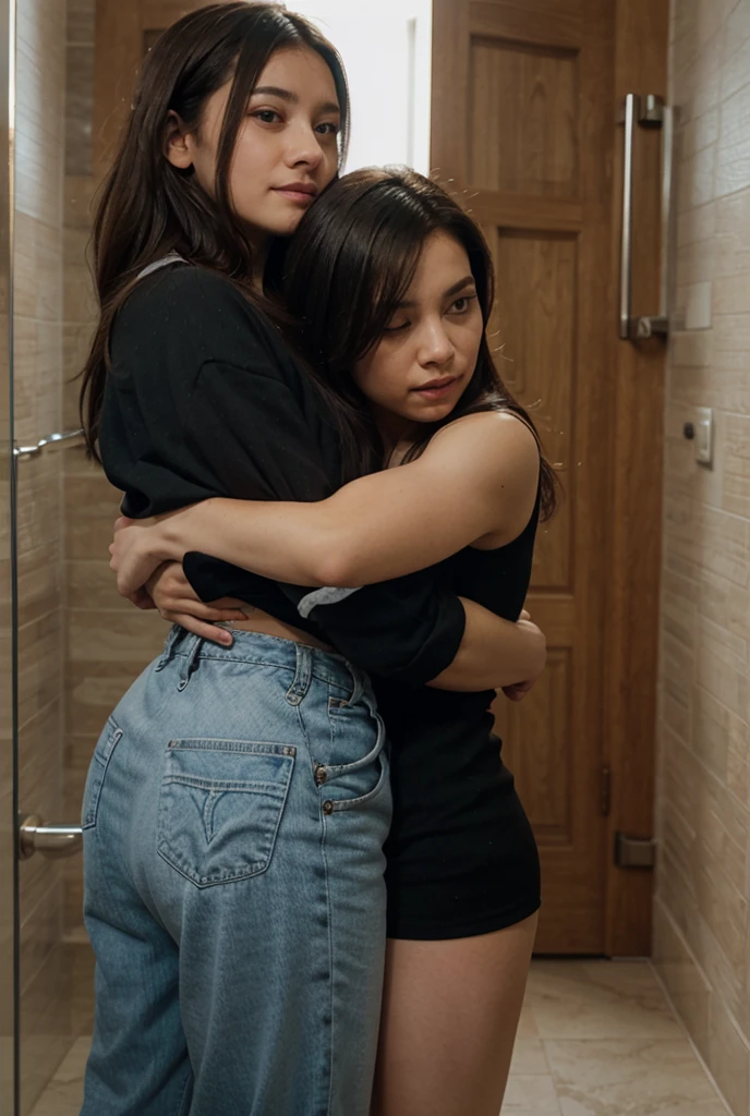 Pressing her