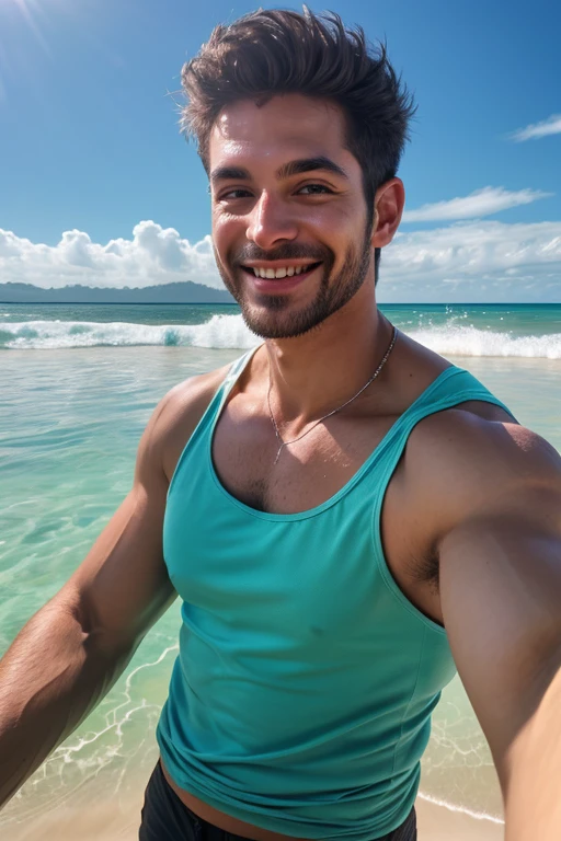 male　Age 26 swimwear hawaii handsome
