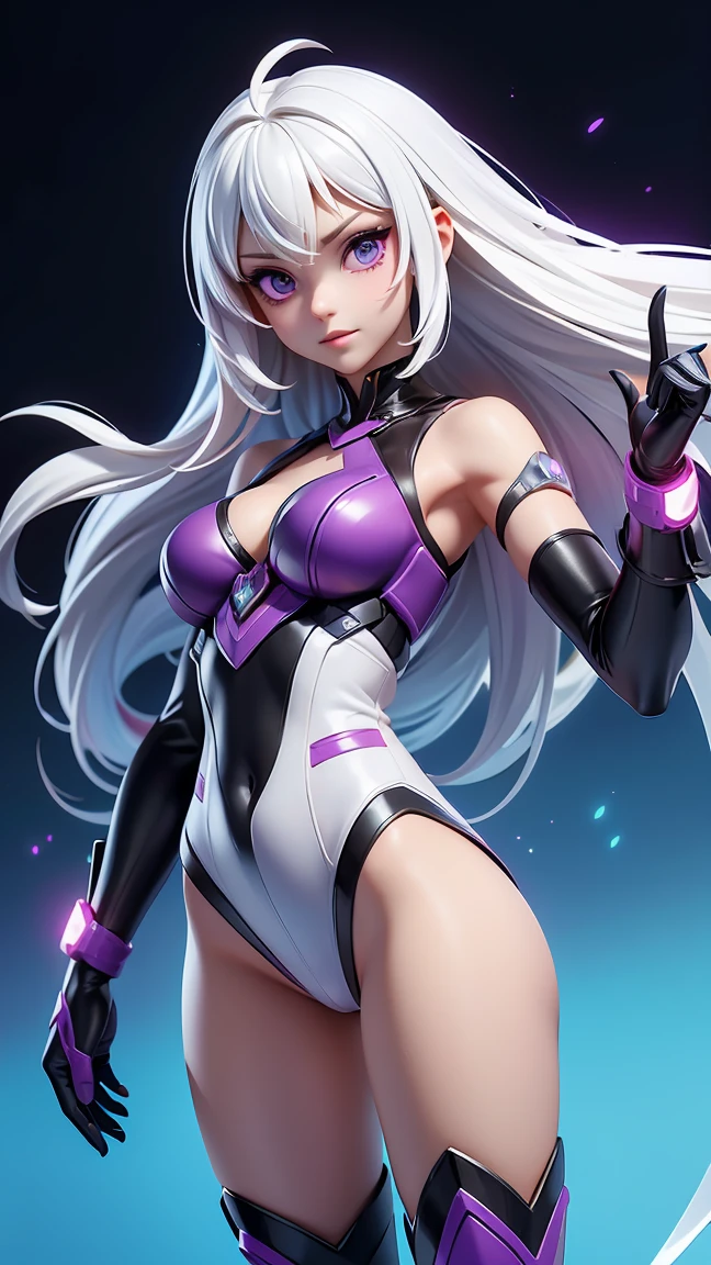 Generate a female anime character with a dick