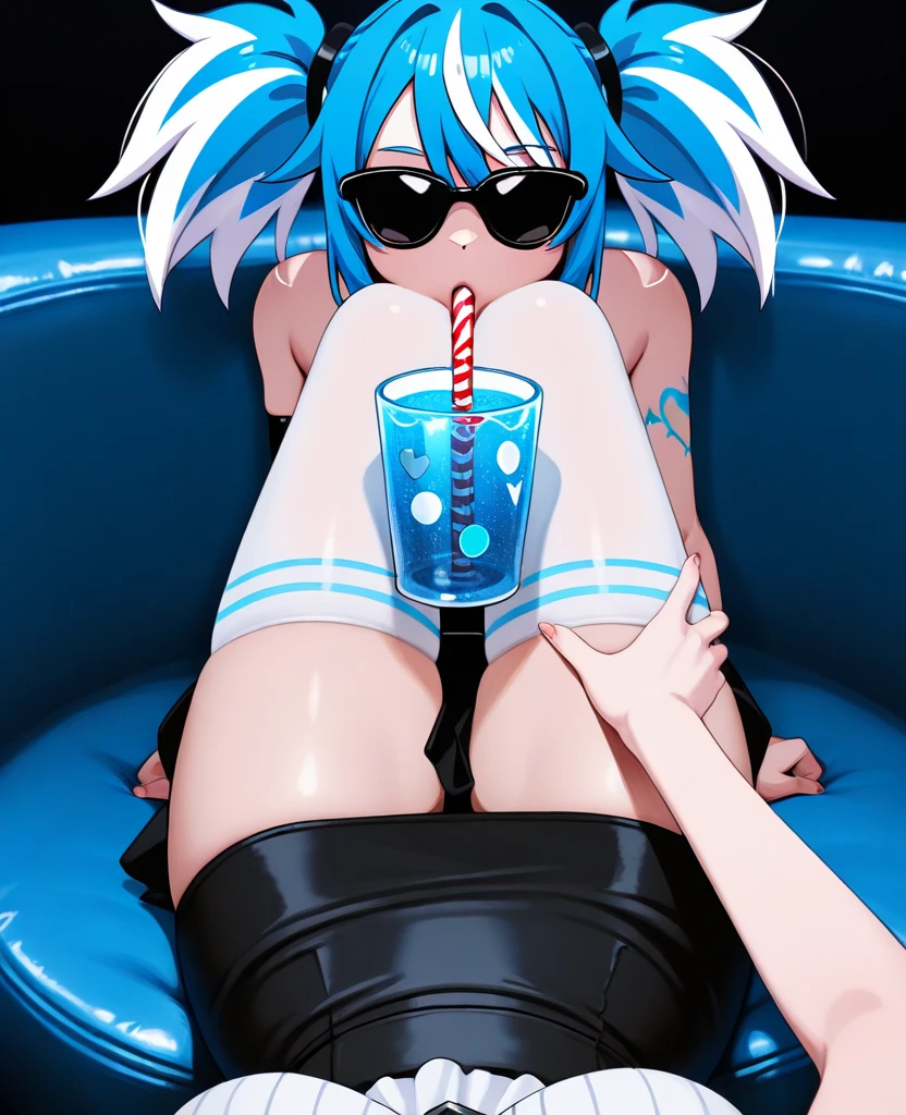 Anime girl sitting on table, beautiful anime girl crouching, Biomechanical OPPAI, Sexy pudica pose gesture, seductive anime girls, with index finger, the anime girl is crouching, an oppai cyberpunk, hajime yatate, rogue anime girl ayanami rei, ryuko matoi, sexyposture, konachan,Exhale the mist,Stick out her tongue,Mermaid line,musculature,Ambiguous eyes,High-fork panties,Be red in the face,huge tit,over knee socks,open open mouth,Stick out her tongue, dropping saliva,White popsicles,Melted popsicles,Hair tied up,Long tongue,Single horsetail,The melted popsicle falls on the chest,Excitation,Place your hands on your chest,Plenty of liquid,White liquid,Floating popsicles,Suck on popsicles,looking at viewert,love heart,Throw a wink,Lick gently,Camel toes,Half-off coat,Oral sex,Popsicles in his mouth,Semi-closed Eyes,Abs,musculature,Sunburn,Brown skin,Popsicle fog,Exhale the mist,Stepping socks