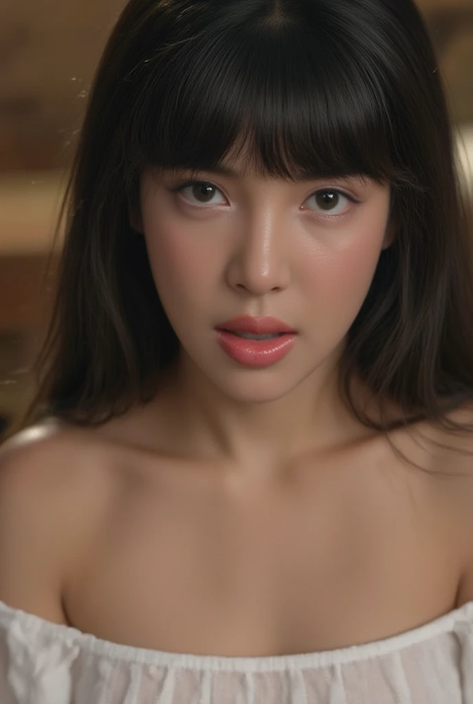 a picture、(Photorealsitic:1.4)、(hyper realisitic:1.4)、(Cinematic:1.5)、Woman in her 20s、(beautiful and delicate face)、(High-quality eyes)、stand on the moon
