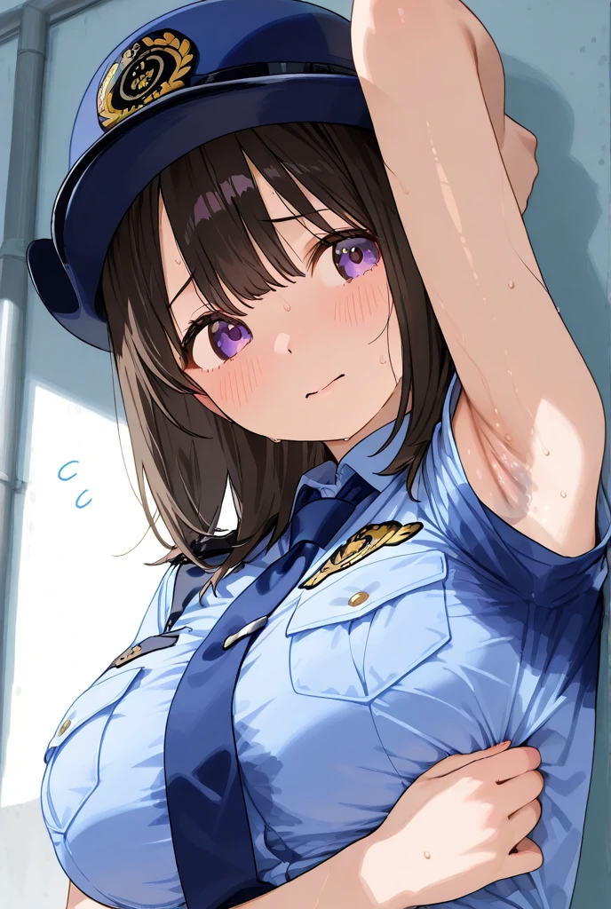 night,bed,Police Handbook,policewoman,shirt,Photoreal 1;4,shoulder length brown hair,{high quality bra}},Reverse Shot1;4, {{beautiful large/medium size breasts 1:4}}, torn shirt, high quality panties,{{schoolgirl}},top quality,cute girl,high quality background, slanted eyes, detailed shirt chest wrinkles,BREAK, {{beautiful blue eye1:4}}, BREAK, five fingers