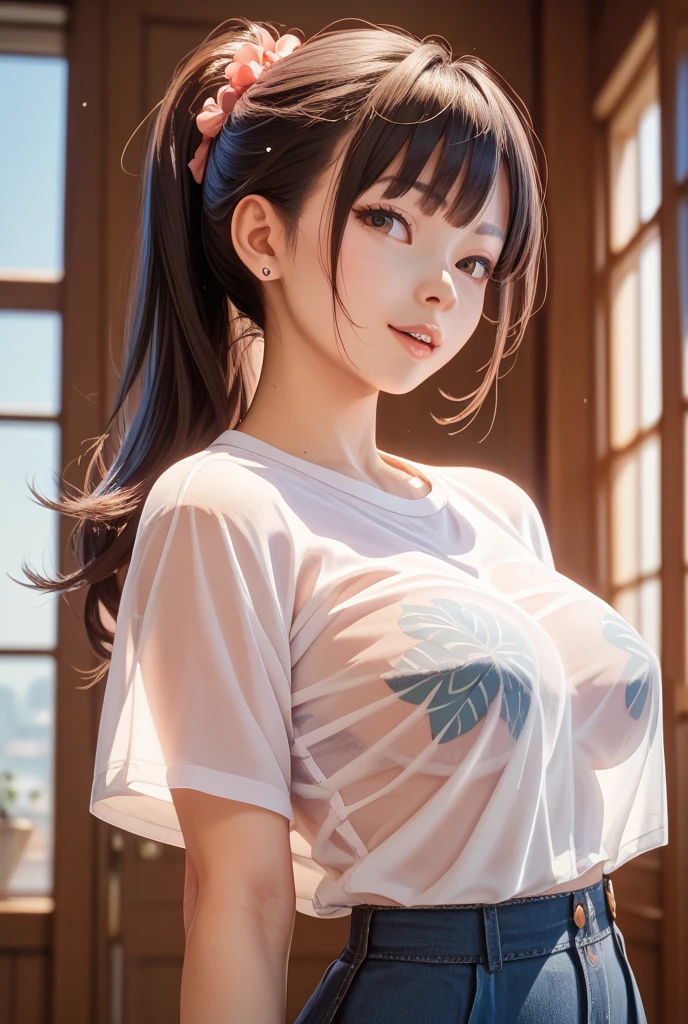 (random pose),(random cute clothes),(Thin type:1.8),(big breasts),(random hairstyle),(Highest image quality,(8k),ultra-realistic,best quality, high quality, high definition, high quality texture,high detail,beautiful detailed,fine detailed,extremely detailed cg,detailed texture,a realistic representation of the face,masterpiece,Sense of presence)