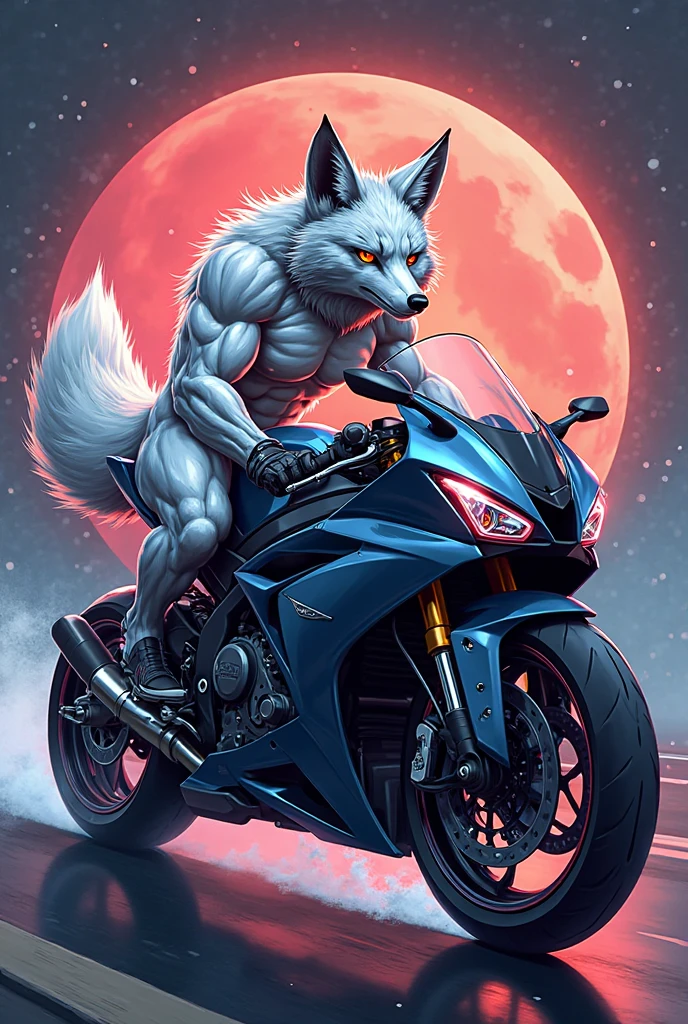 realistic fur, soft focus, masterpiece, best quality, 8k, (by zorro re:1.3), (rainbow hair), sitting on the motocycle, girly wolf, muscular, erection under briefs, underwear, bulge, (teeth, grin), shiny fur, glistening eyes, long mane, long hair, wind, wind swept hair, tail, aurora borealis, (leather clothing:1.2), dynamic scene, wheel spin, high way, speed, close up