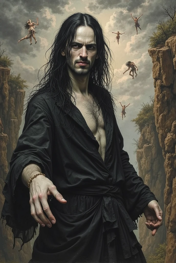tall man, bare chest, wjqscarred. Amazing oil painting, <lora:wjqscarred-13:0.8>.