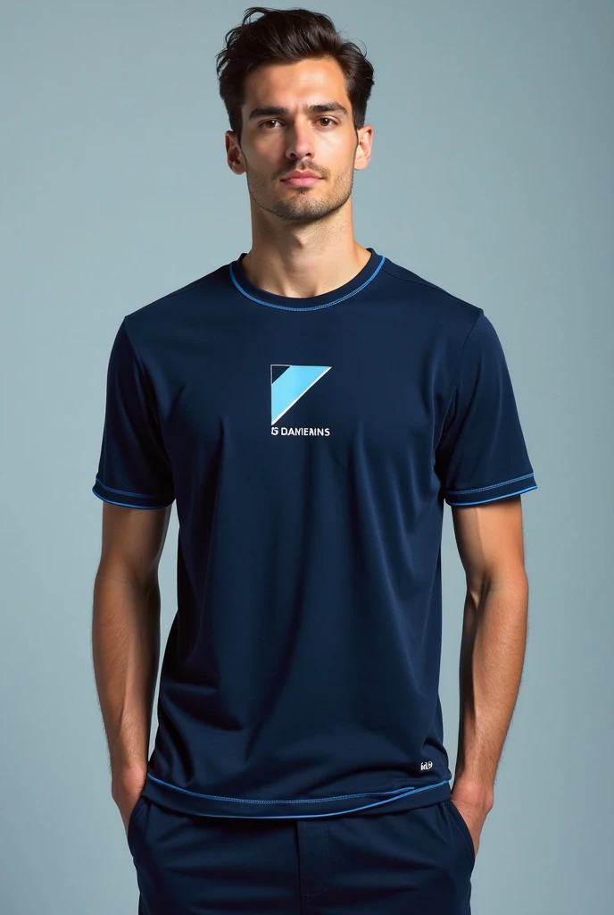 Create just one fishing shirt in green colors with space for two logos on the sleeve and one logo on the chest