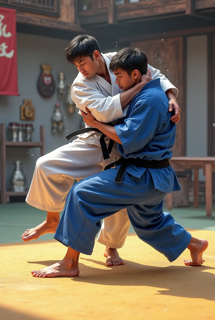 Judo, beautiful throwing moves