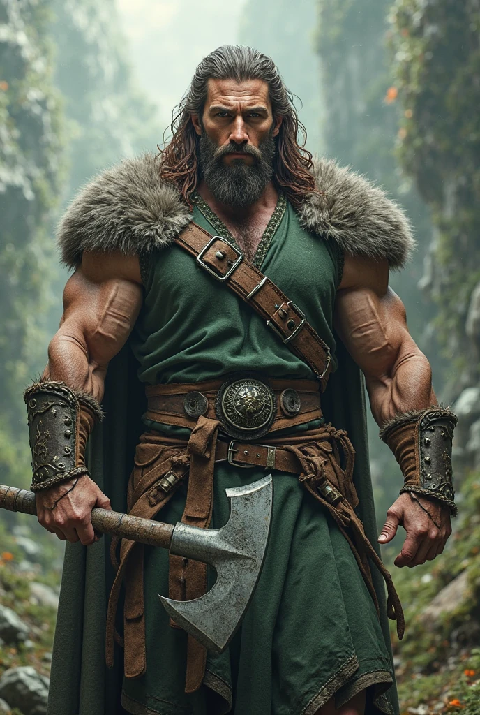 Dwarf, but well-built and handsome