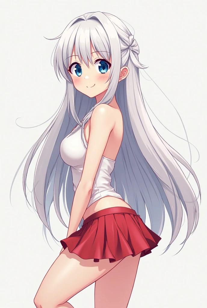 (( close、16k、highest quality、Attention to detail、Rich skin detail, nsfw、Loli)),(((((Brown Skin)))))、(Muscular)、 (Beautiful Eyes), ((Huge breasts、Raise your hand、Both armpits、Spreading her legs、Crouching))、 ((School Uniform、Light blue panties、White Shirt、Pink Ribbon、White knee socks、blue hirt lift、Skirt Lift))、(Blue Eyes)、((White Hair、Blunt Bangs、long hair、Straight Hair、Ahoge)), ((blush))、(Wide Hips、Thick thighs)、((((Embarrassing))))、((In town))