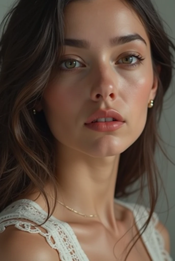 A woman with long hair and a turtleneck top, Gorgeous and attractive face, Attractive female face!!!, Attractive beautiful face, Very beautiful face, Photorealistic beautiful faces, A stunning face, Gorgeous face, Beautiful and realistic face, Perfect Face ), Beautiful Fine - Face, perfect natural skin tones, Maia Sandu, Beautiful realistic face, 30 year old French woman