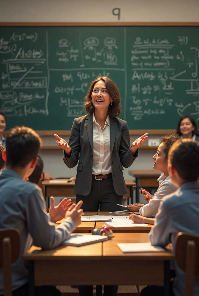 Young teacher