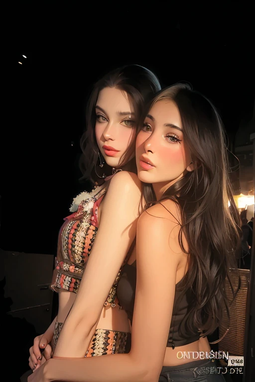 couple, 1 dark-skinned man, brown hair, greeneyes, 1 woman with black hair, blue colored eyes, realisitic, Megan fox, elegant white dress, travel in greece, glad, Selfie, the night, high qualiy, photo hugging