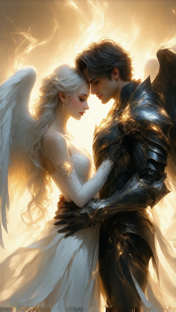A young female vampire, beautiful, in a silver gown, cerberus in angel outfit, silver, realistic style - Variations (Strong) --auto --s2