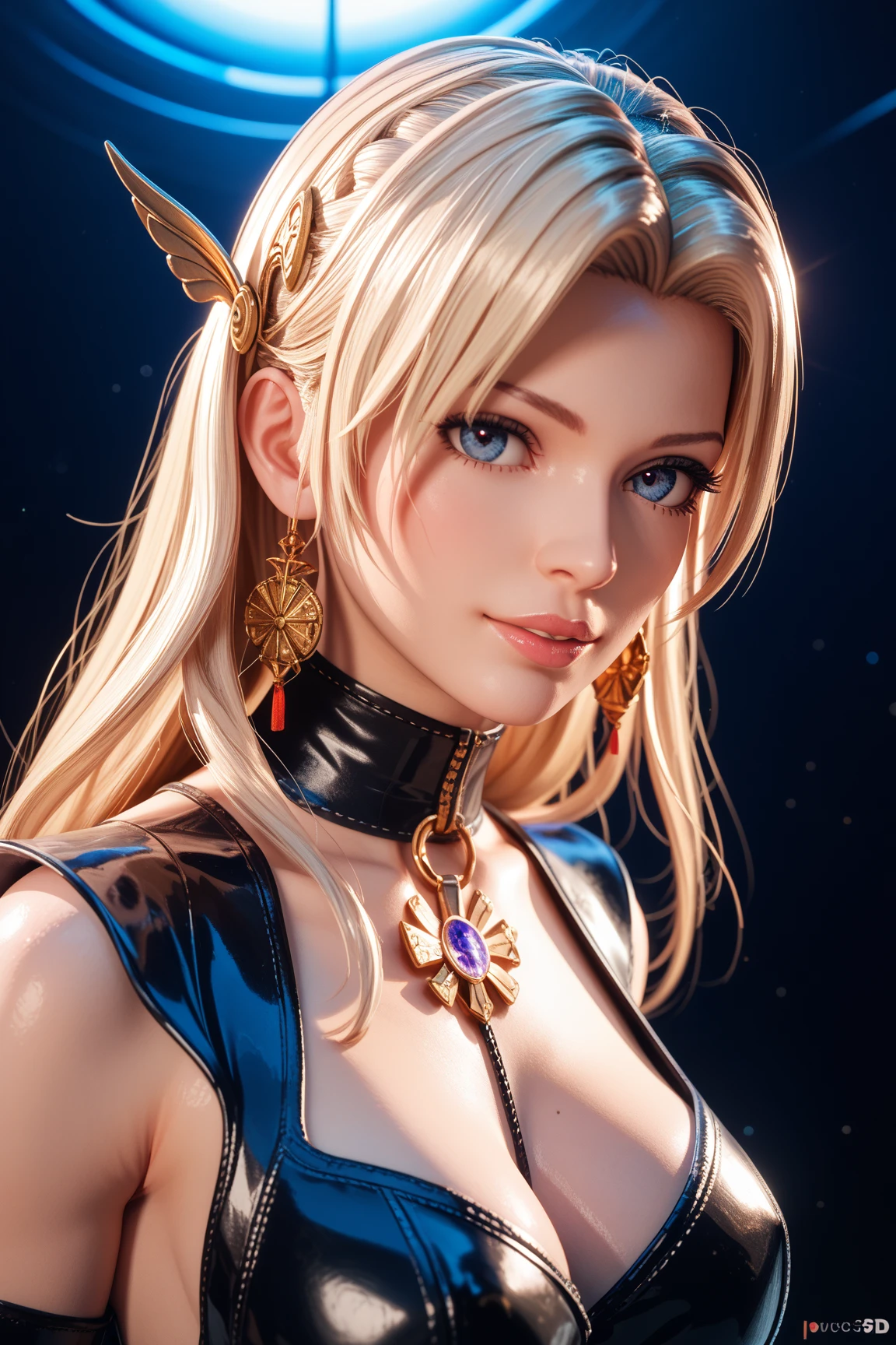 Fille sexy, large breast, roof of a hotel, sun set, seductive, chemise blanche, opened shirt, bionde, blue eye, detailed eyes, hourglass _forme du corps, Ultra detailed, 4K Ultra HD, smiling, flirty smile, blushes, jewels, soutien gorge,