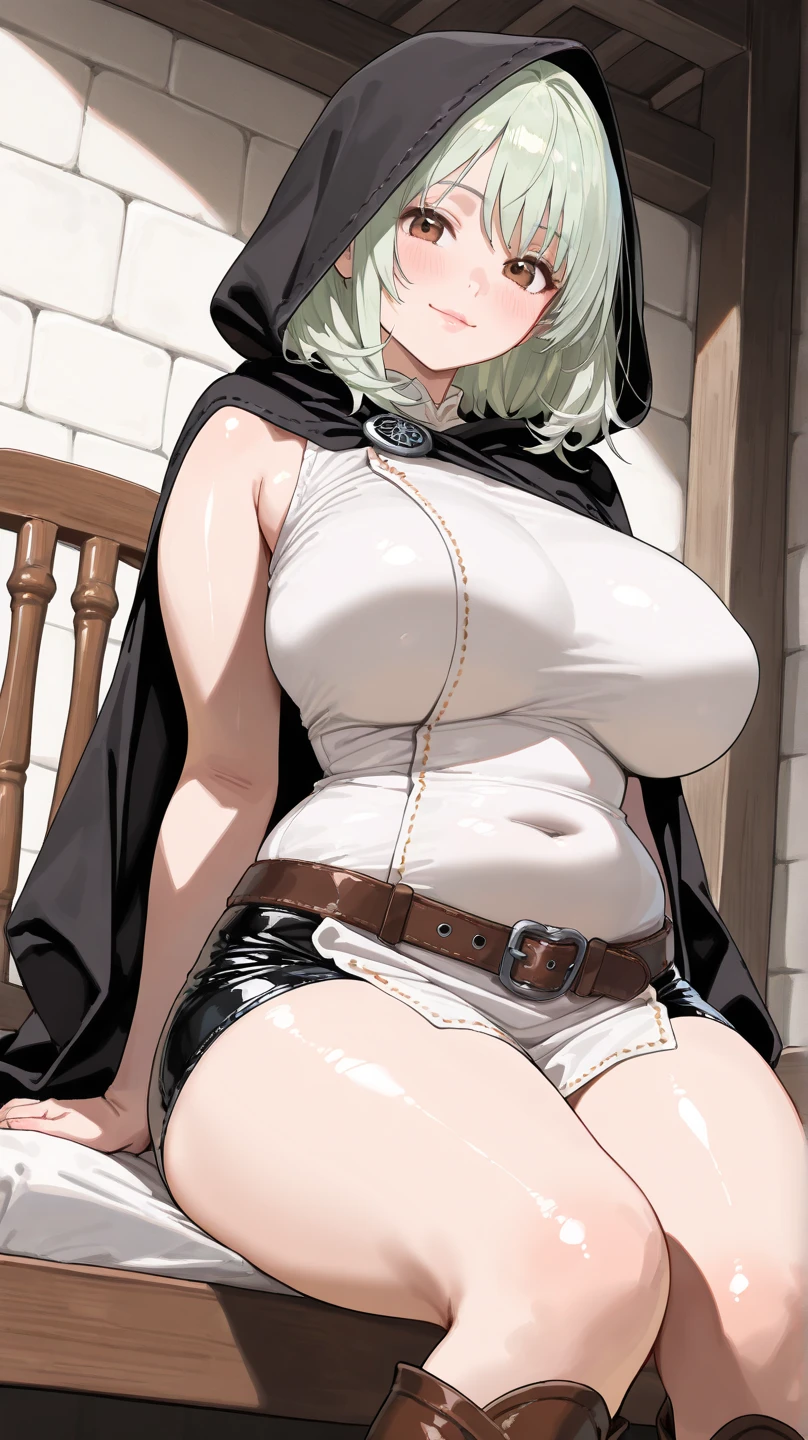 Anime. Owari no Seraph. 1 Girl. Expensive . A vampire. Clumsy ancestress. Ssbbw. Slave. Silver hair. Wavy hair. Long hair. Red eyes. Beautiful eyes. Perfect eyes. Expressive eyes. Ideal face. Fat body. Fat long legs. Beautiful nose. 18 years. Big breasts. Standing. Full height. Beautiful character design. Shiny skin. Pointy ears. Slave collar. Shackles. Dirty tunic from Owari no Seraph. Torn tunic from Owari no Seraph. She wears a diaper. Dirty diaper. She has urinary incontinence. She's peeing. She wants to pee. She needs to pee. She has a strong, desperate urge to pee. She pees in her diaper. She peed herself. Ruins of Tokyo. In the middle of an abandoned city street. Whole body. NFS. Official art. Extremely detailed CG Unity 8k wallpaper. Ideal lighting. Ultra high resolution 4K. Super detailed 8K. A high resolution.