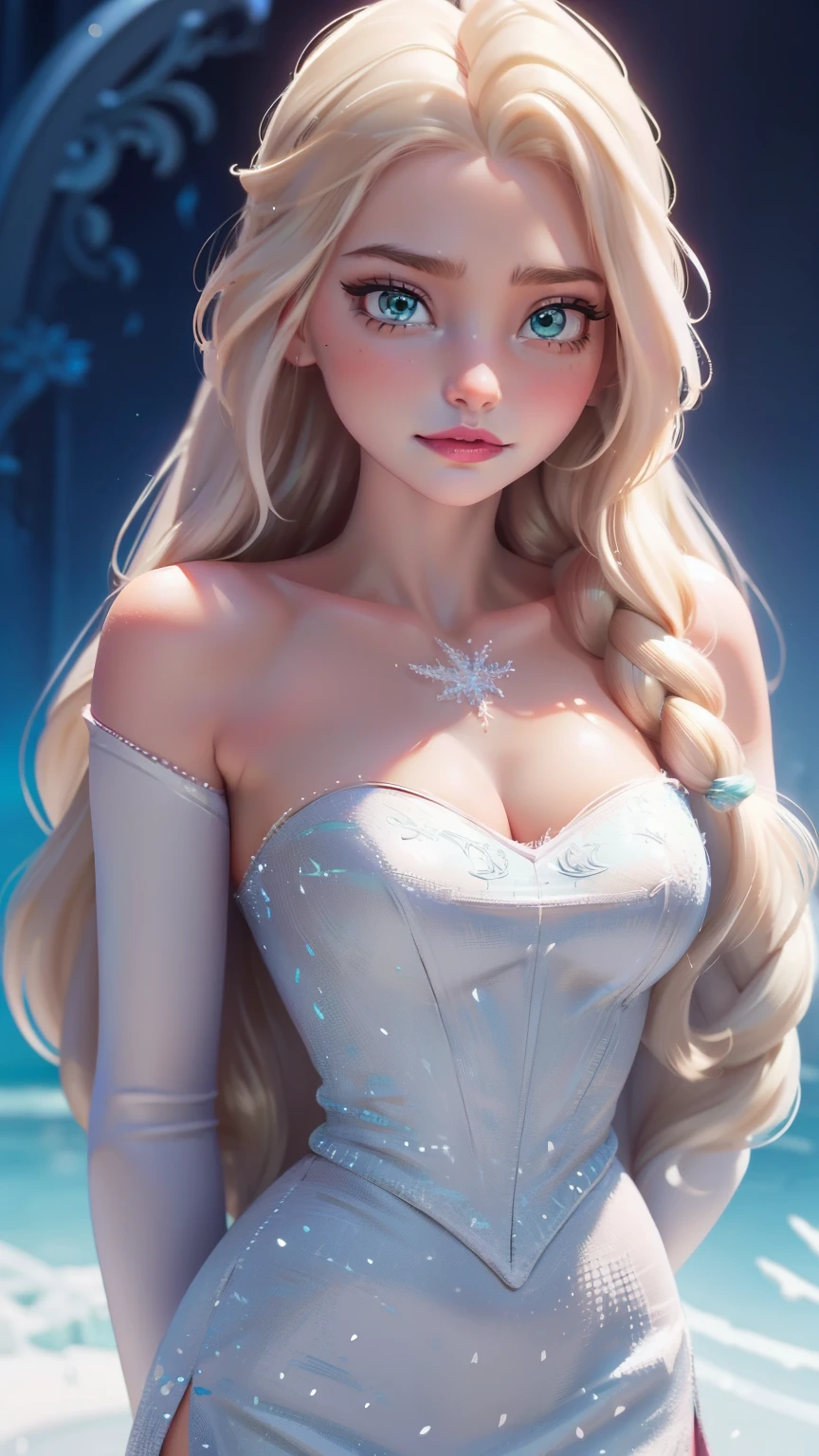 Young Elsa is very hot. busty. cutout. production.. 💗 💕 💮.