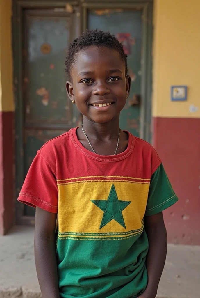 Un jeune africain aux environ de 12 ans qui apprend la programmation et la cybersécurité