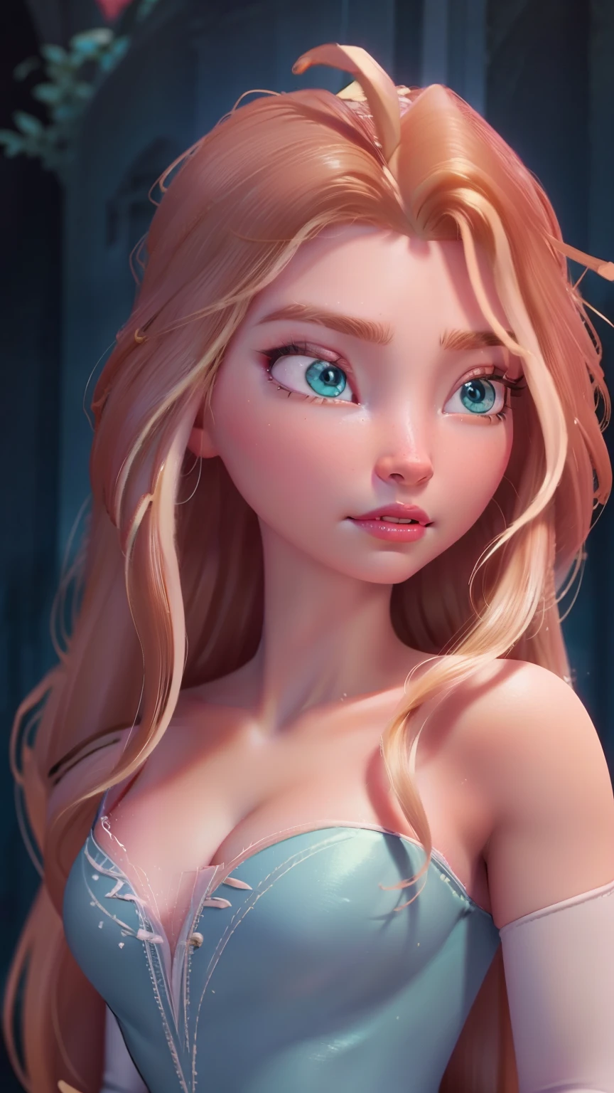 Elsa, (perky breasts), (((small breasts))), smirk:1.2, beautiful blue eyes, (perfect iris’s), depth of colour to her eyes, (radiant eyes), blonde hair, long hair, braid, full lips, blush, naked, she is showing her vagina, depth of field, bokeh, (special attention to skin detail: 1.2), masterpiece, best quality, ultra-detailed, ultra-HD, photorealistic, cinematic, ((mid camera shot)), sensual pose, alluring, nipples:1.4, looking up at camera, closeup on her face, her cheeks are blushed, 22 years old, she is on her knees, eye contact:1.4, high angle:1.5, ((closeup on face)), perfect face, (((visible breasts))) bokeh everything other than her perfect face, no clothing, nude, ((tight closeup on face)) extreme detail for the hair, Viking braid,