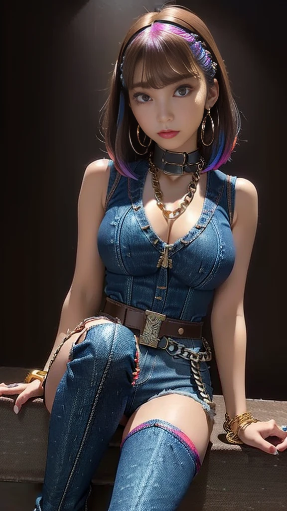 ((((Best Quality, 8K, 32K, masterpiece, 1.2)))),{{solo}},nsfw,{{{Artist: EUPHORIA's style}}},((perfect beautiful face:1.2)), ((pierced nipples, tags, chained nipples by chain:1.3)), ((kneeling, full body:1.2)), shacked hands, fetters, pierced clitoris, collar, embarrassed, blush, focus on breasts,