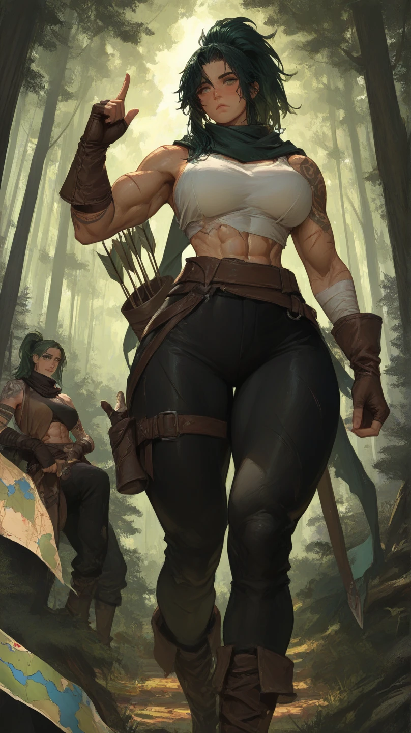 full body toe to head, masterpiece, 1soloMILF BIMBO standing pose, strong body, abs, shiny skin (masterpiece, best quality) 1girlsolo wearing 40K Warhammer sister of battle whsororitas (sunshine, sky, river, forest)