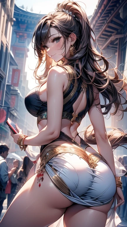 ((masterpiece, best quality)), Delicate face,dark Knight,whole body,Standing picture,Long legs,Large Breasts,Gradient long wavy hair,Perfect body proportions,Beautiful black eyes,Extremely beautiful,transparent, Pure white background,Big Dark Day,cloud,Sexy Lingerie,Lace,Kaneko,Gold Mine,Gold jewelry,