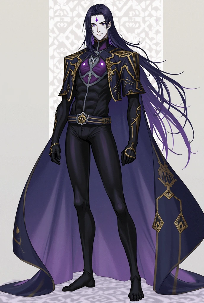 (Masterpiece, best quality), detailed, 1 man, ((character concept art)), ((character design sheet, same character, front, side, back)), full body, body complete, 1 Male, 1 Man, Detailed face, character design sheet,full bodyesbian, Highly detailed, character sheet, character design, Many parts, dark skin, angel wings, long purple ponytail hair, angel outfit, muscle male god, male clothes, masculine, muscle man, male muscle, manly, male angel, Muscle male with purple ponytail long hair,beautiful man