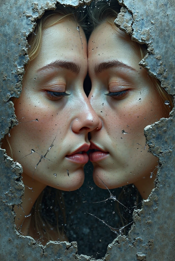 split head and body, buxom woman inside the body of a handsome man High detailed RAW color Photo, 8k, natural light