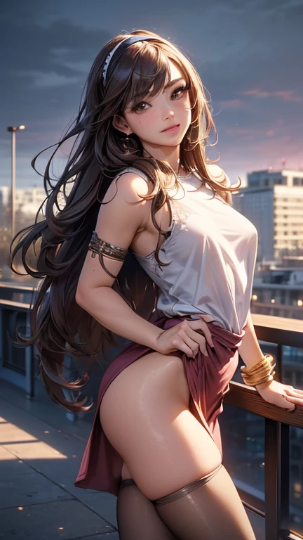 Perfect face, cute girl, big breasts, goden hair, big butt, sun godess, naked