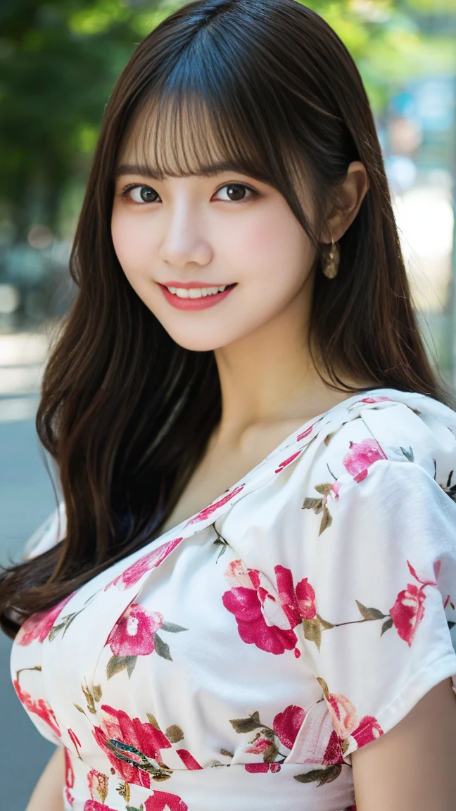 1woman, extremely sexy woman, Amazing face and eyes, (highly detailed eyes, highly detailed face), (floral pattern kimono:1.2), (extremely beautiful kimono), (cleavage:1.2), caute smile, (best quality:1.4), (Ultra realistic, high res), Raw photo, (realistic, photo-realistic:1.37), professional photography, cinematic light, old temple, cherry blossoms,
