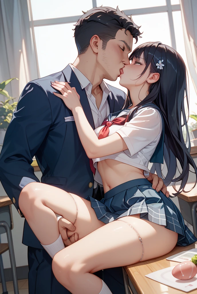 全体的にbrightパステルトーン　Men and women embracing each other facing forward 1:1 、I love you、make out、Man touching woman、Sexy Girls、blouse、ribbon、Short pleated skirt、Hug from behind、One boy。Handsome man talking in your ear、A man grabs a woman from behind、Excited face、Ecstasy、photograph、masterpiece、highest quality、高校のclassroom　Mating with a male　Man hugging and sucking a woman 　男性とSex 　Big Breasts　Open your legs upwards、Black Hair、Woman with long hair　Round eyes　とてもCute faceをした背の高い女性　M-shaped feet　focus on thighs　ejaculation　ejaculation　sperm 　your 　　　Sexy  fucks male teacher、Photograph the entire body from below at an angleる、Sex、高校のclassroom　Mating with a male　男性とSex 　　　Big Breasts　plump areola　Round eyes　とてもBeautiful Faceをした女性　Open your mouth and stick out your tongue　　ejaculation　ejaculation　sperm　sperm smeared　Photograph the entire body from below at an angle
)、1 male, 1 girl, {{Cunnilingus}}, Lick, 男 tIn additiongue, girl sit In addition 男’s face, girl shows her pussy, Kneel, {highest quality}, {so beautiful}, {Very detailed}, {best illustratiIn addition}, Browsing Caution, Spread your legs, Second dimension beautiful girl、I、nudist、nude、naked、(highest quality), (((masterpiece))), (2 girls), Black Hair, The inner color is blue, (Beautiful Blue Eyes), (Perfect Eyes), ((A proper sailor uniform)), classroom, ((hug your chest)), ((A clean navy blue skirt)), mini skirt, (すっきりしたセーラーribbon), ((Perfect Fingers)), (Perfect Anatomy), (Perfect Face)、Publish one&#39;&#39;&#39;&#39;Between the legs、I can see your chest、She feels embarrassed that her pink nipples are visible、blush、sexy look、Ecstasyの表現、experience an orgasm、climax moment、Second dimension beautiful girl、Tight waist、(((topless))), (((show off ))), (((Widen your tread to show off your legs))), (((large full breasts))), (((show off your 胸の谷間))), High resolutionCGを組み合わせた8K壁紙, high-definition 8K CG wallpaper, (masterpiece, highest quality), High resolution, Very detailed, Ultra Sharp, 1 girl, full ,naked, At the Beach, (((belly button ))),  (((シアーマイクロmini skirt))),  (Beautiful Face, Cute face, Detailed face),  (((Beautiful eyes in every detail))), break, (((sunny))), Perfect Eyes Eyes、フルnude，Ripped garments，Spread your legs, Countless tentacles entangle the girl, (Tentacles wrap around my legs, The overwhelming tentacles wrap around your waist, Tentacles entangle in arms), Tentacles are inserted,Creampie， Silver Hair, folder, bright, grit your teeth, Embarrassing, shy, blush, saliva, Lips parted, I was scared, tear up, Moaning, panicked, 完全なblush, despair, that&#39;terrible, tentacle inserted into vagina、Big Breasts、slender body 形