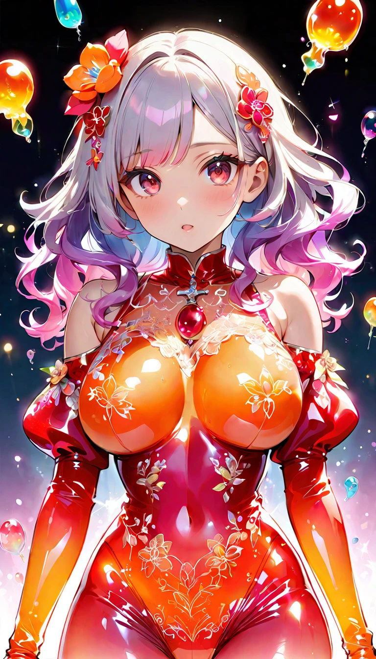 Bunny Costume、girl with、casino、a smile、Exposed cleavage、