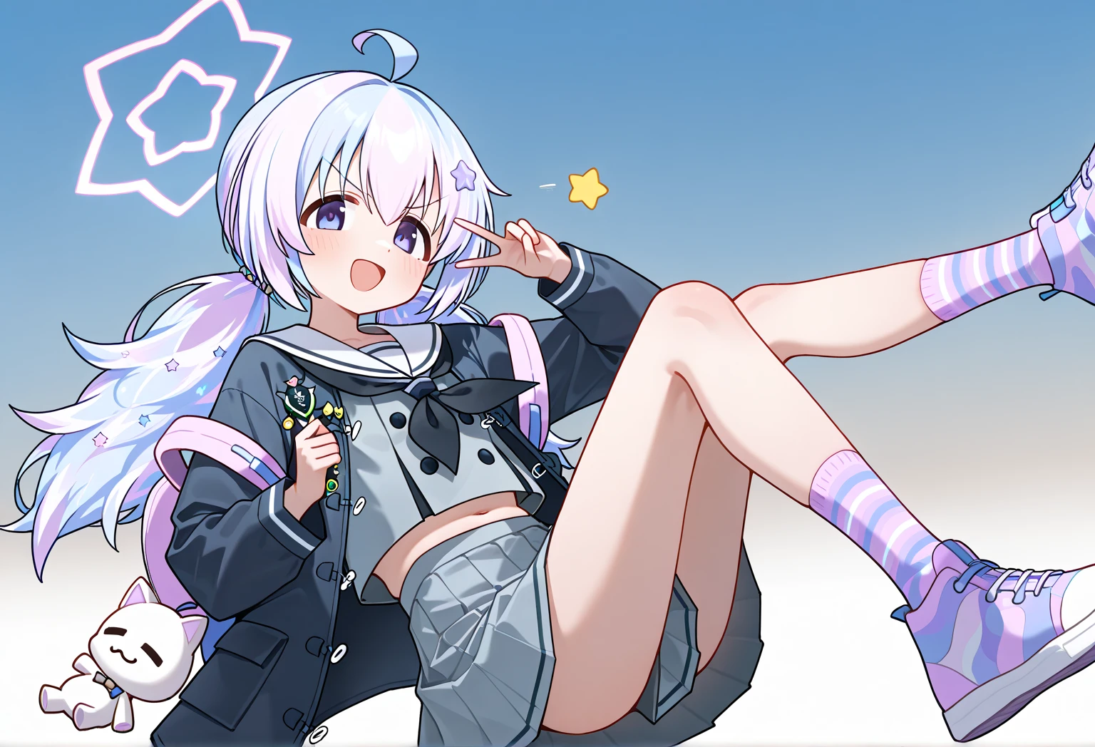 (single), ((((Hanging)))), small curvy loli, (((dishevled hair))), [[[[A look of surprise]]]], Dynamic poses, Tattered clothes, ((thighs thighs thighs thighs!!!!!!)), Big ass, thick leg, ((Emphasis calf)), ((cheek bulge)), Light purple hair, ((Medium short hair)), ((Wavy Hair)), (Yellow eyes), ((large cute anime eyes))