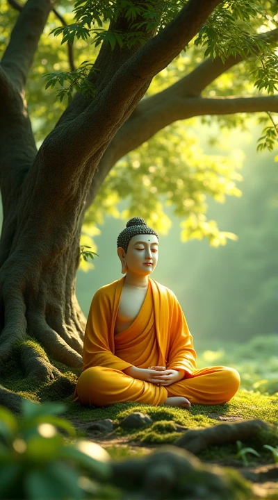 siddhartha gautam(real life) in the forest