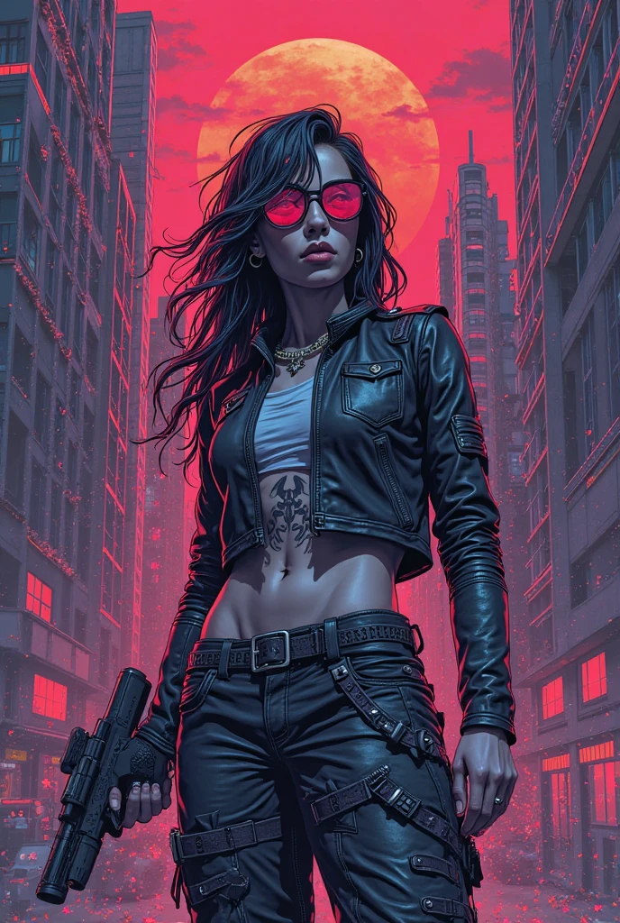 Graphic wallpaper image, Gangast Girl